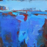 Blue_1_acrylic_panel_12x12_copyright_Cheryl_D_McClure