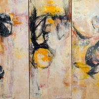 Allegro-triptych-30x30-oil-panel-copyright-cheryl-d-mcclure