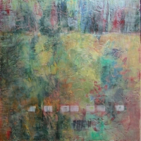 counting-time-24x24x2inches-encaustic-oil-wood-panel-copyright-cheryl-d-mcclure