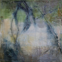 johnson_creek_summer_1_oil_wax_resin_10x10x2inches_wood-panel_copyright_cheryl-d-mcclure