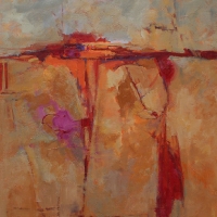 little_pieces_land_-with_magenta_acrylic_canvas_36x36x1-5inches_copyright_cheryl_d_mcclure