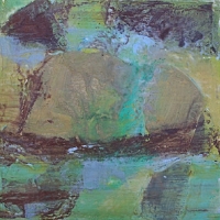 submerged_mixed-media_12x12_copyright_cheryl_d_mcclure